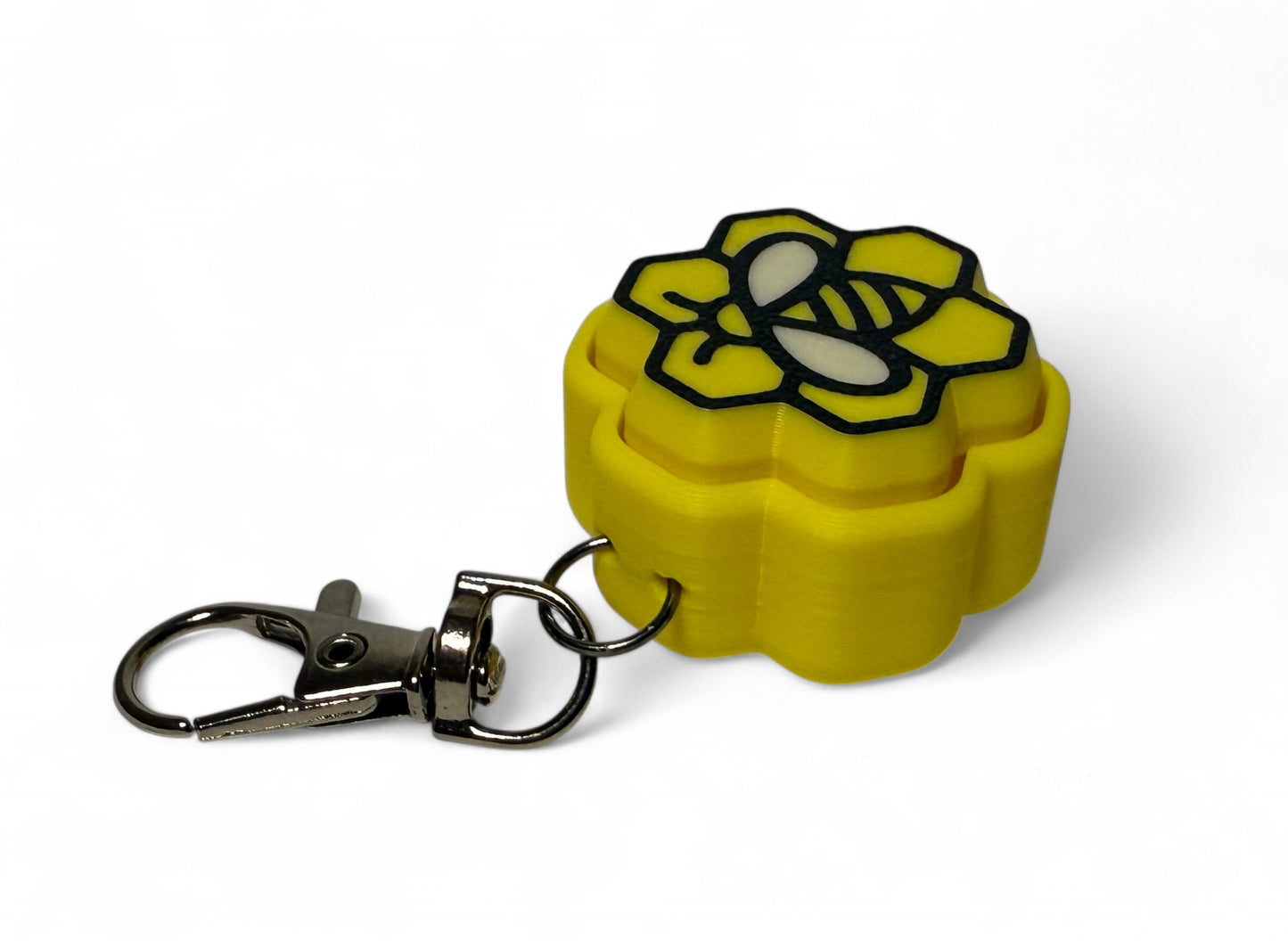 Bee Themed Clicker - Sensory Keychains and Desktop Fidgets